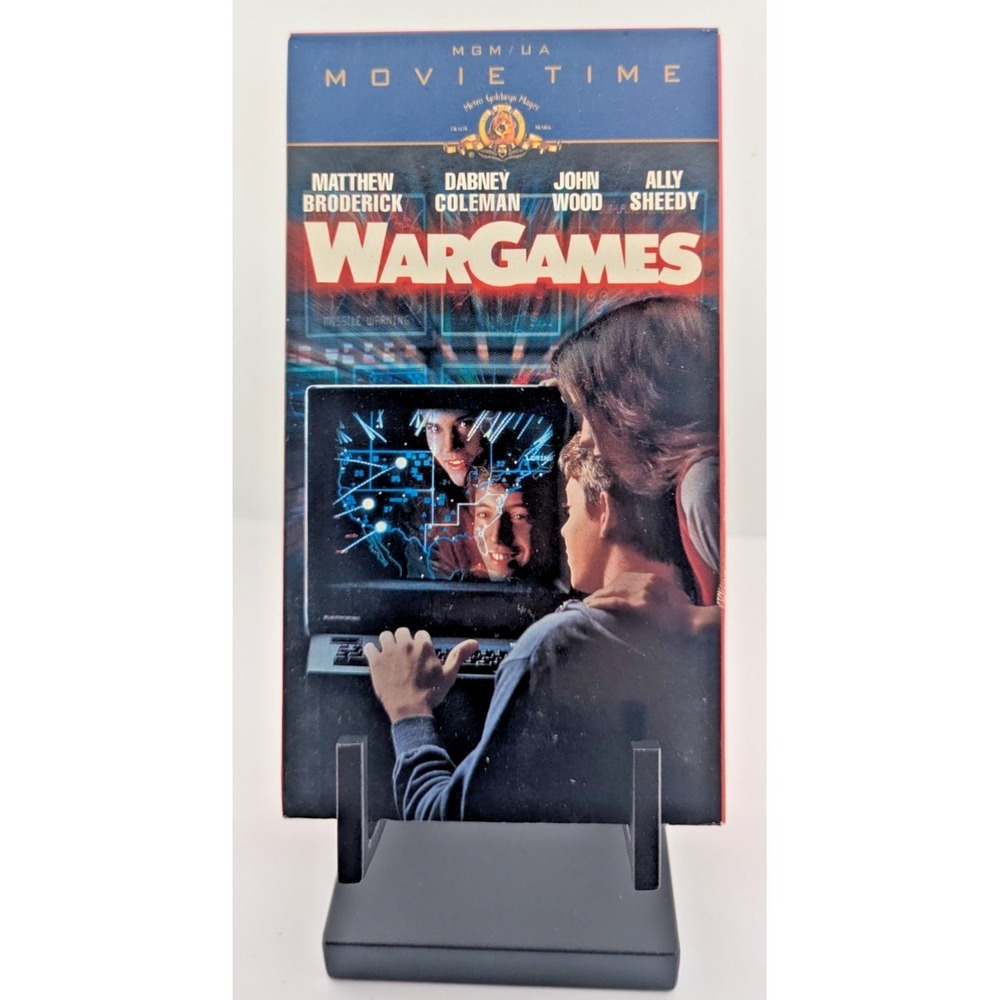 WarGames VHS 1996 Mathew Broderick Dabney Coleman John Wood